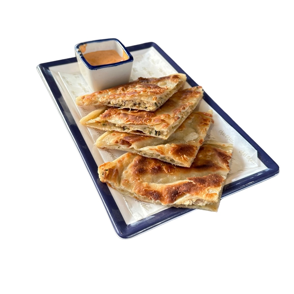 Chicken cheese paratha